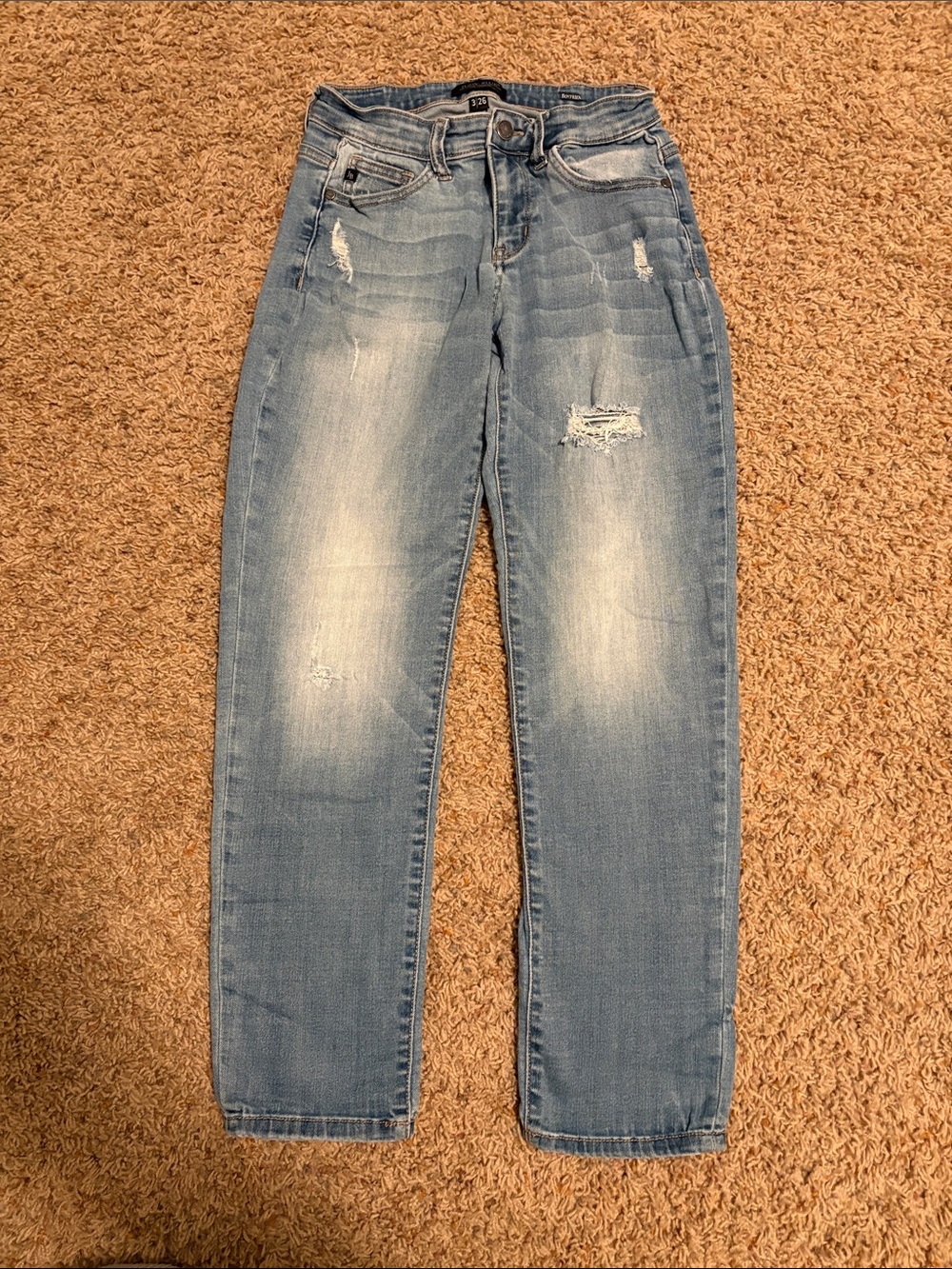 Judy Blue Light Blue Women's Denim Jeans with Branded Button